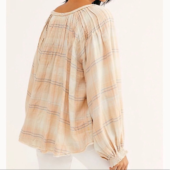 FREE PEOPLE CLOUD BREAKER BOHO TOP - Picture 3 of 9